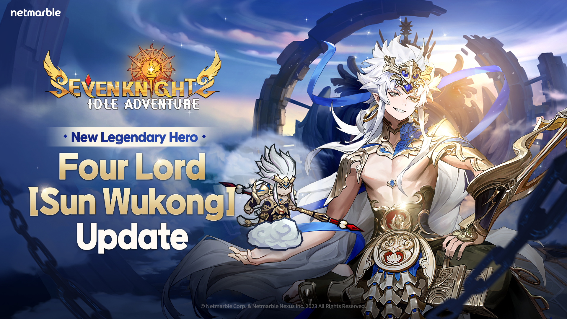 SEVEN KNIGHTS IDLE ADVENTURE UNVEILS ALL FOUR LORDS IN SUN WUKONG GAME  UPDATE