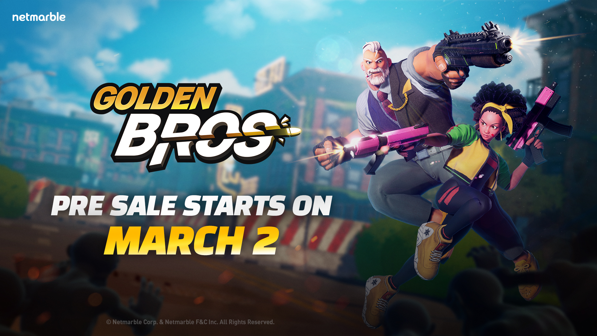 NETMARBLES CASUAL SHOOTING GAME, GOLDEN BROS DELIVERS PRESALE PLAN AND 2022 ROADMAP